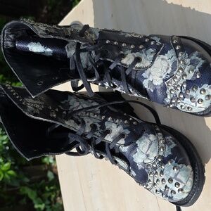 ASH leather Studded Boot